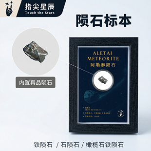 【陨石标本】流星雨铁陨石橄榄石铁文创天文科普星空收藏礼物