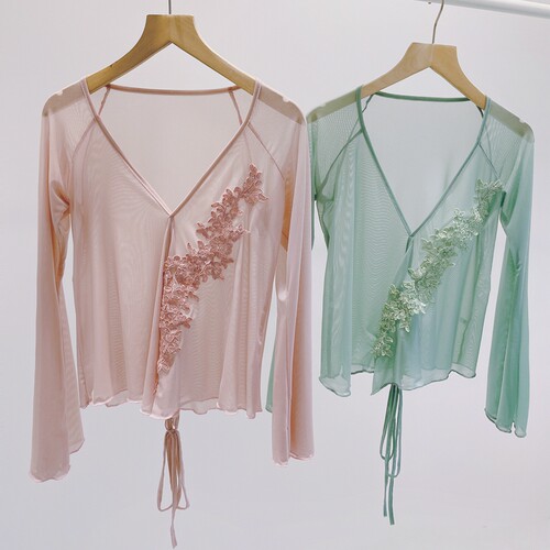 古典舞服纱衣身韵舞蹈服艺考服