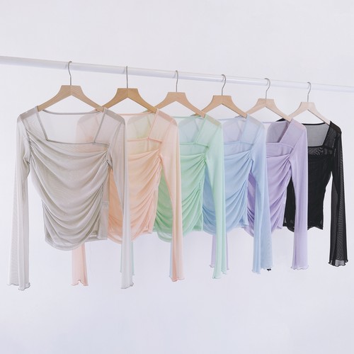 古典舞练功服网纱形体长袖女艺考