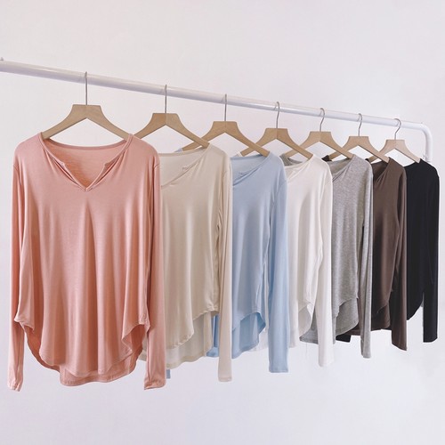 舞蹈服练功服长袖宽松莫代尔