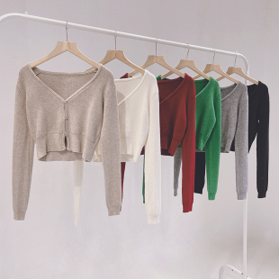 短款秋冬加厚舞蹈服开衫外套毛衣古典舞现代舞中国舞蹈练功服冬季