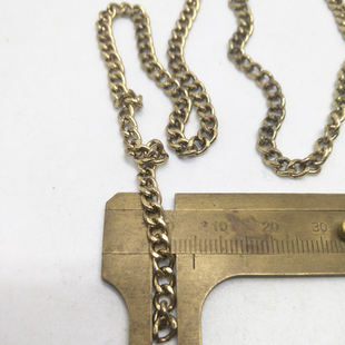 4.5mm粗朋克风链条手工DIY饰品项链材料装 饰包包金属链子铁链