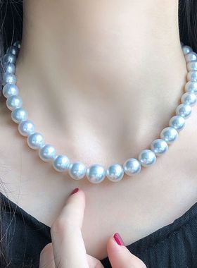 白色珍珠项链婚礼妈妈婆婆仿真