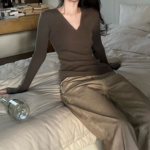 黑色舞蹈上衣长袖2025新款古典舞服装形体训练服秋冬现代舞练功服