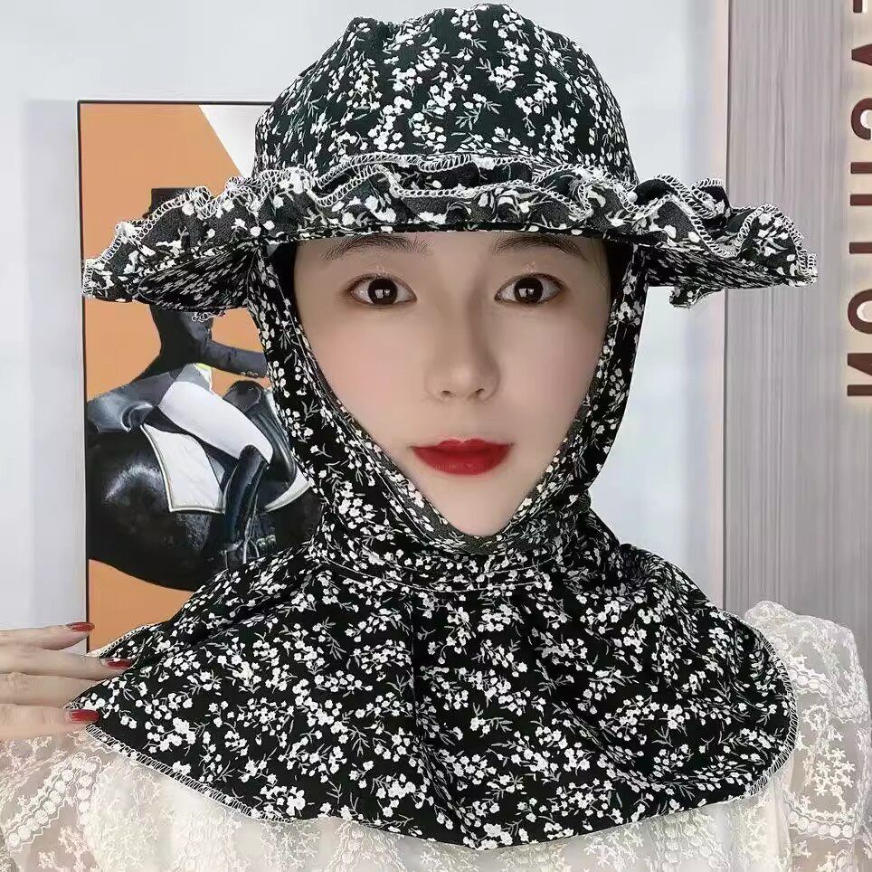 夏季防晒帽子下地干农活网红款