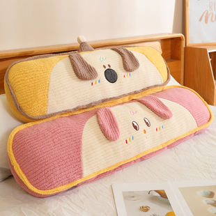 可爱床头靠垫宿舍学生儿童女床上枕头靠背垫长条抱枕睡觉玩偶靠枕