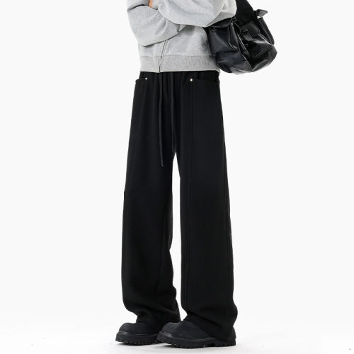 APUEE店铺叁佰TTBRO新品400g美式呢料立体拼接侧边口袋休闲裤