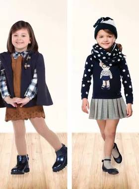 mayoral西班牙女童棉服斗篷
