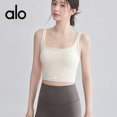 AIo新款运动背心带胸垫一体式