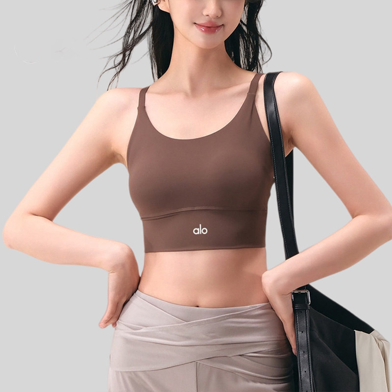 运动内衣女士交叉美背防震聚拢瑜伽服背心跑步休闲训练健身文胸