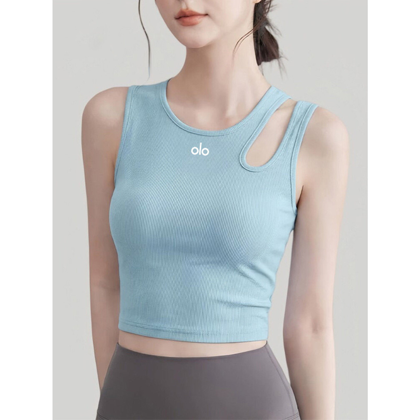 美背小吊带瑜伽服运动背心女