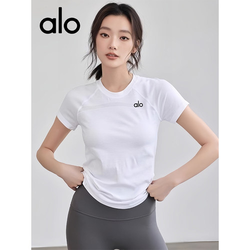 AIo新款运动健身短袖速干瑜伽