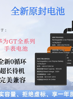 适用华为watchGT246mm/GT3Pro智能手表电池gt原装fit2电板B29/b19