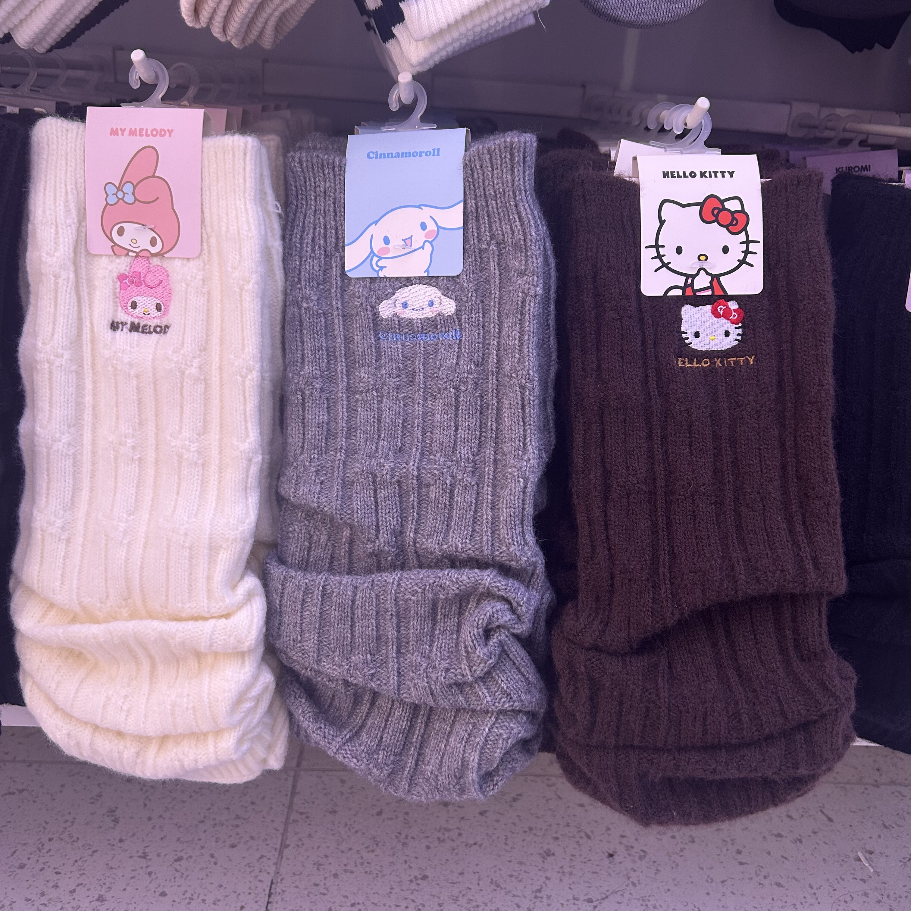 三丽鸥家族系列袜套 名创优品MINISO