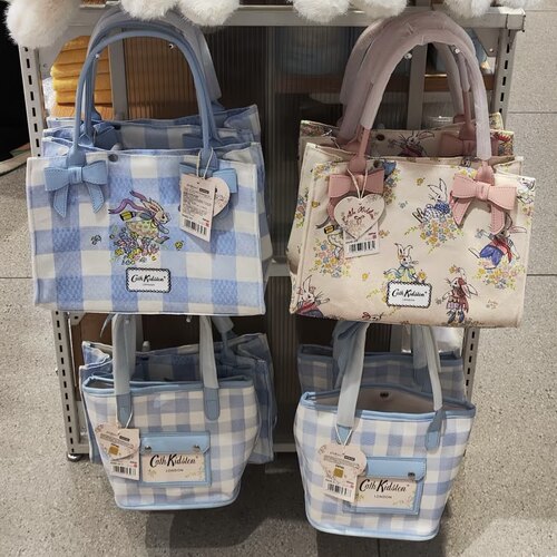 Cath Kidston花园工坊系列手提包托特包网纱包 名创优品MINISO