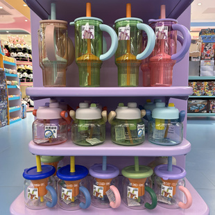 缤纷系列墩墩壶吸管怦怦拎拎呼呼TRITAN杯咖啡杯 名创优品MINISO