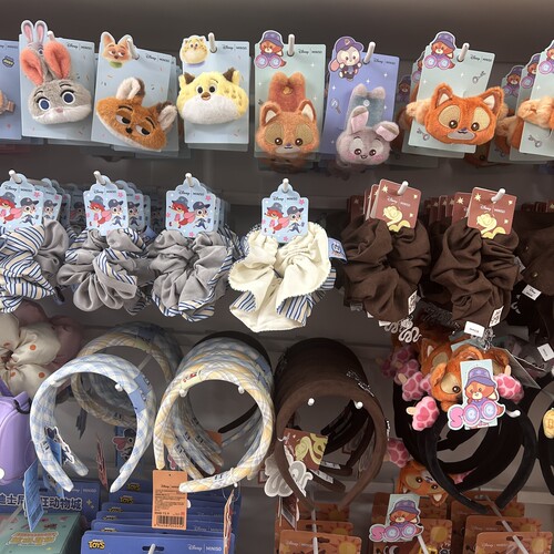 迪士尼疯狂动物城系列发夹发箍头箍发圈肠圈发饰 名创优品MINISO