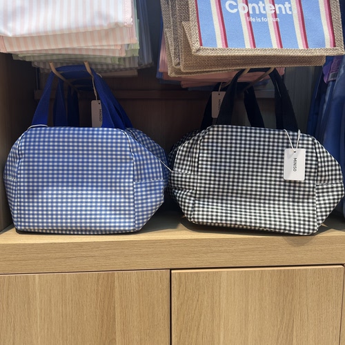 经典格纹便当袋 名创优品MINISO正品