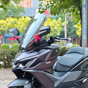 天飞仕适用于25款巡弋400风挡改装加高风挡前挡配件巡弋400挡雨板