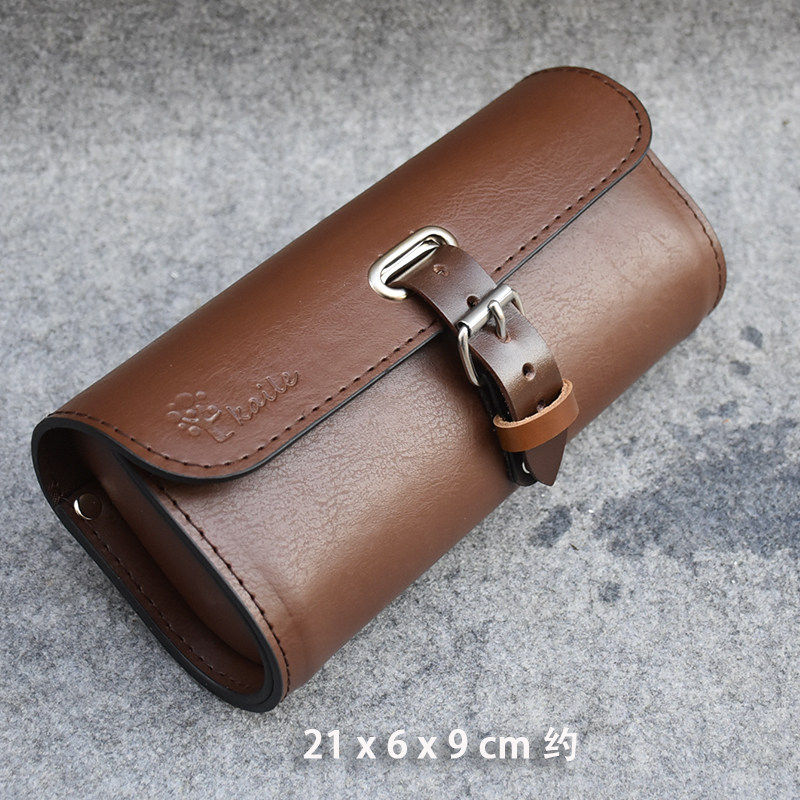 bike bag自行车复古尾包鞍座座垫包皮革工具包-英伦经典款