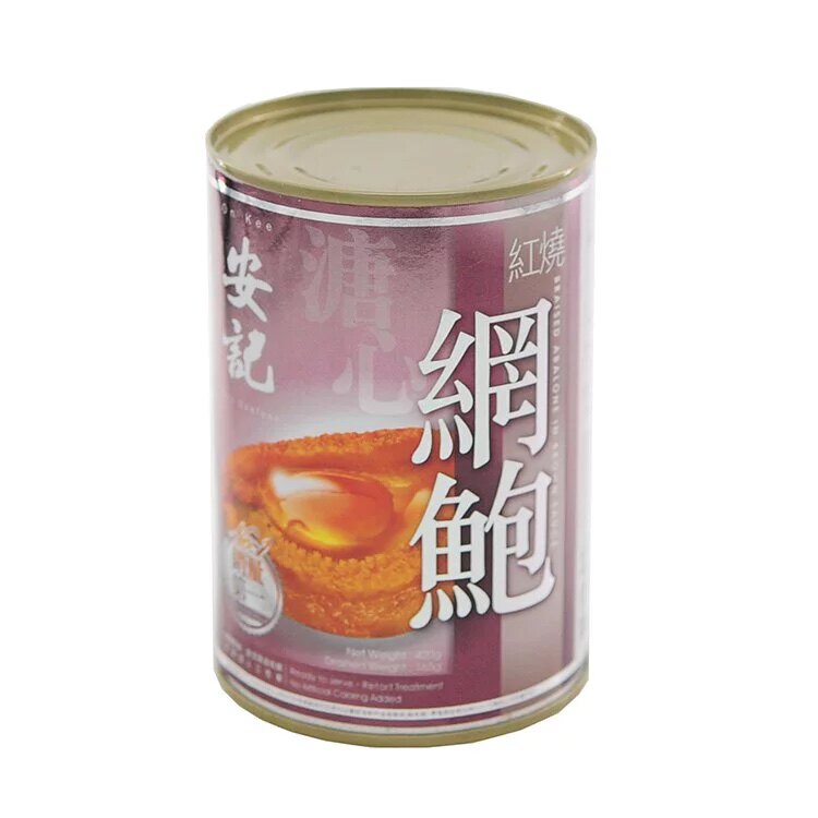 香港代购 安记红烧溏心鲍鱼24只 台湾生产罐头 开罐即食网鲍