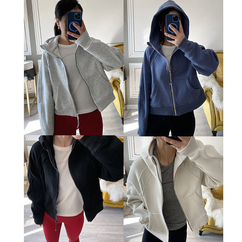 scuba加绒加厚宽松连帽卫衣