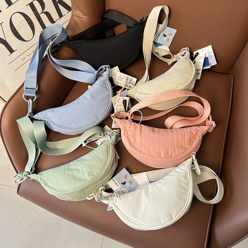 迷你小包包～YKK拉链～日单复刻腋下包轻便饺子包挎包单肩包男女