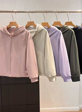 高品质～冬季女装双面穿防风摇粒绒拉链连帽外套户外防水479697