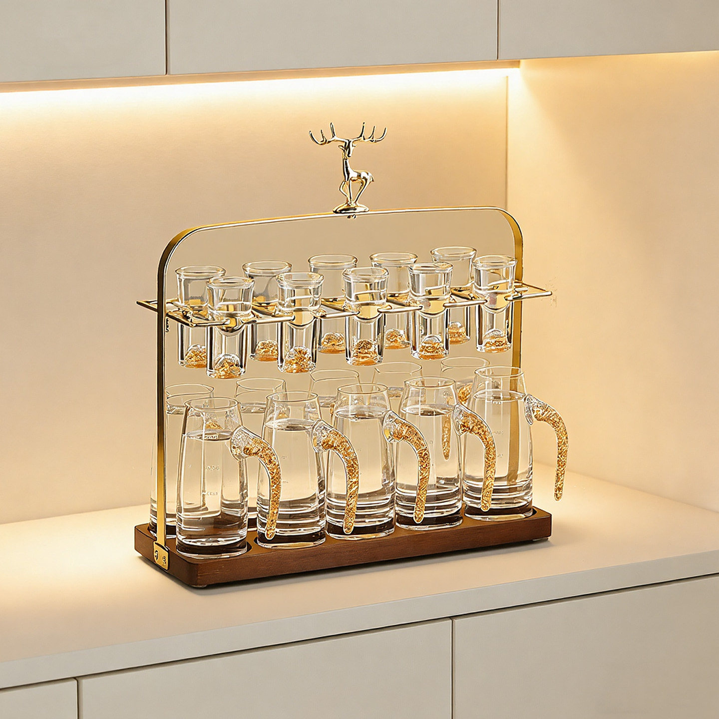 白酒杯套装家用轻奢高档2026新款二两白酒杯高级感一口杯个人专用,餐饮具,白酒杯,淘宝优惠券,粉丝福利购,淘宝优惠卷