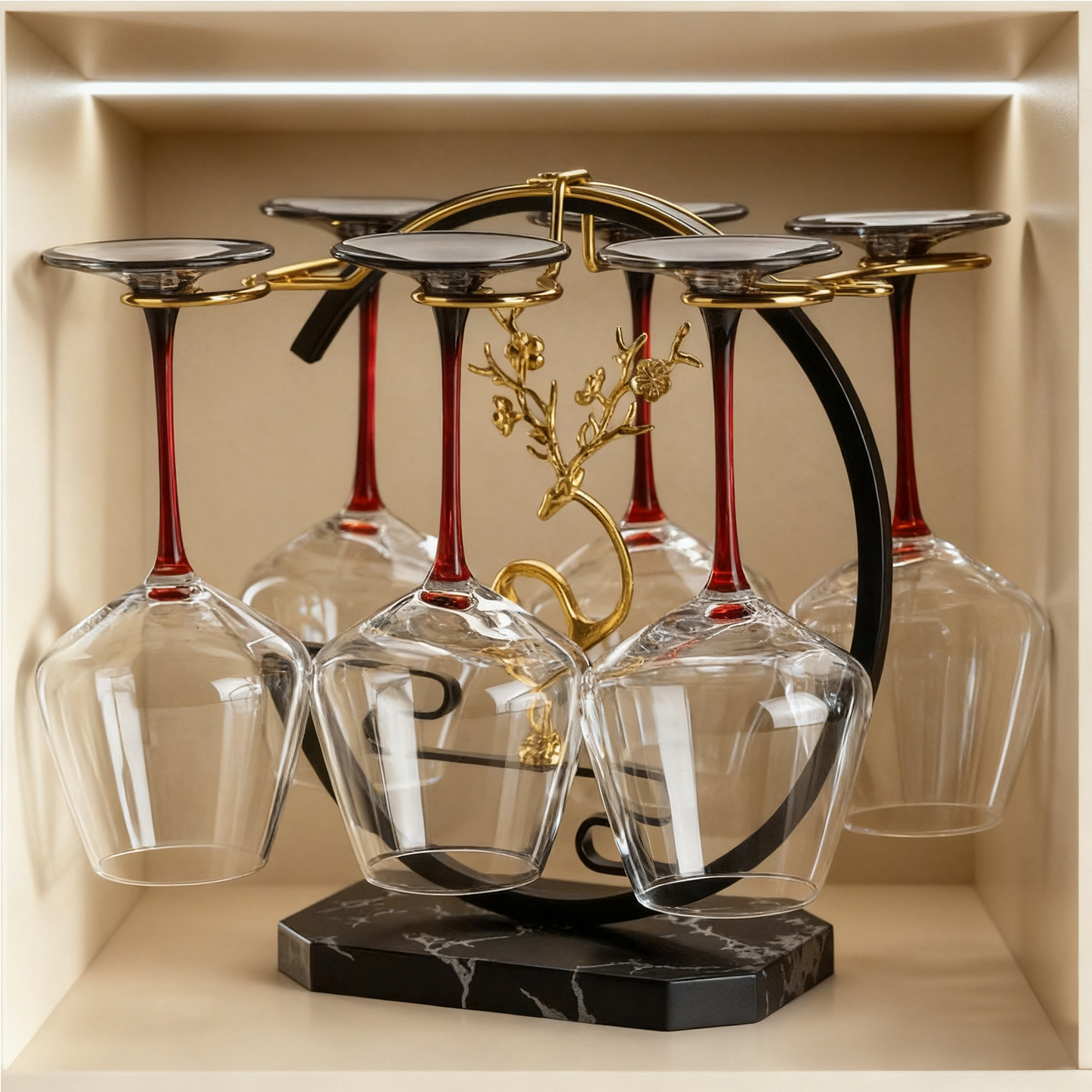 家用红酒摆件酒柜展示架