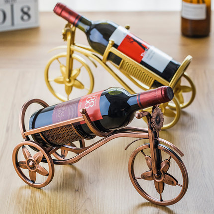 现代轻奢简约酒柜装饰品铁艺红酒架摆件架子酒杯挂架瓶架家用客厅