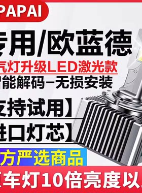 适用06-10款欧蓝德前大灯近光疝