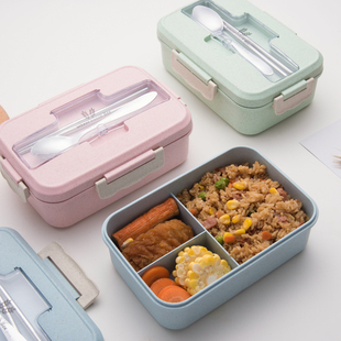 家用可微波炉加热饭盒小学生专用初中生饭菜分离打包盒便当盒子