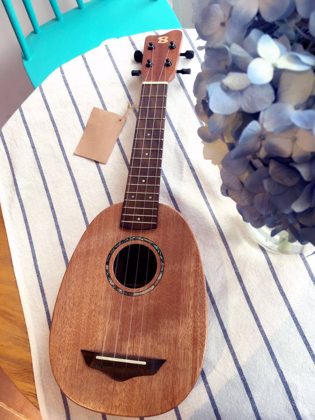 菠萝bright sun艳阳全单 ukulele 尤克里里23寸凤梨p型