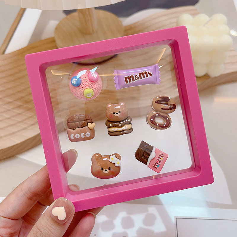 可爱卡通女士汽车内饰屏幕中控台电动车仪表盘小配饰立体装饰贴纸