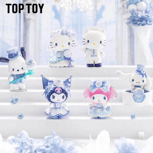正版TOPTOY三丽鸥浪漫婚礼系列盲盒潮玩手办凯蒂摆件可爱礼物