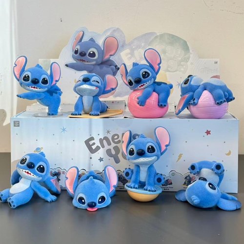 现货正版TOPTOY迪士尼史迪奇元气瑜伽盲盒系列植绒手办可爱礼物