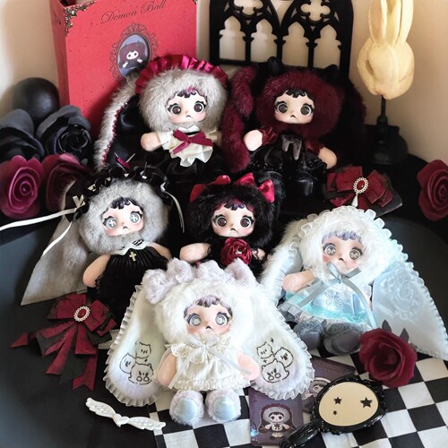 TOPTOY黑米魔女游戏毛绒盲盒
