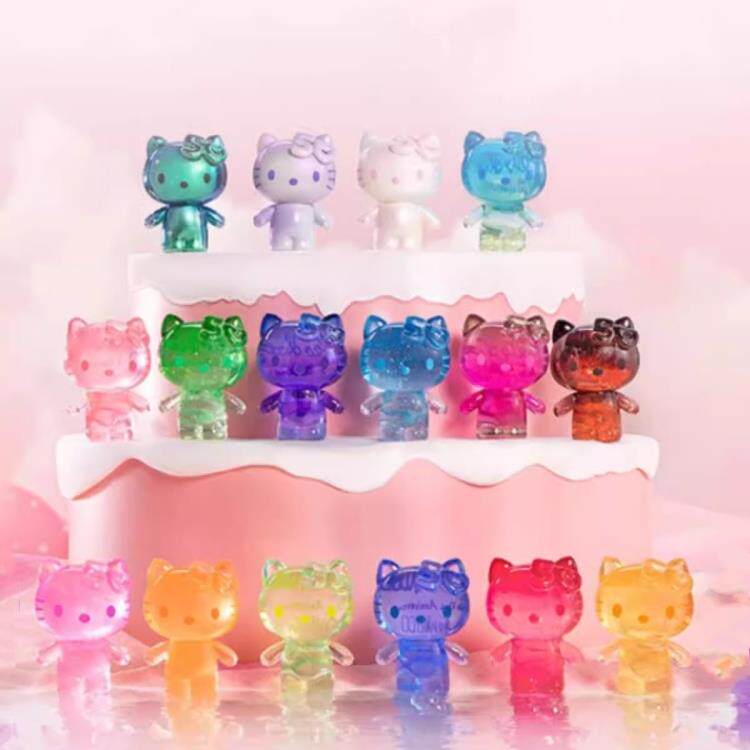 现货正版凯蒂猫HelloKitty 50周年MINI糖果萌粒系列桌面可爱摆件