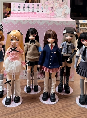 首发X11别动我的齐刘海BJD盲盒特六体可动人偶植发潮玩摆件新年礼