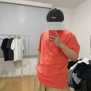 CURRAHEE美式重磅300g澳洲进口棉cleanfit纯色基础款纯棉宽松T恤