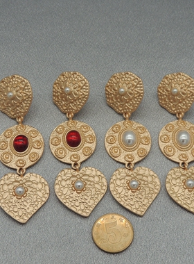 饰品厂家直销精美设计欧美优雅西洋中古复古回流夸张耳钉NB16