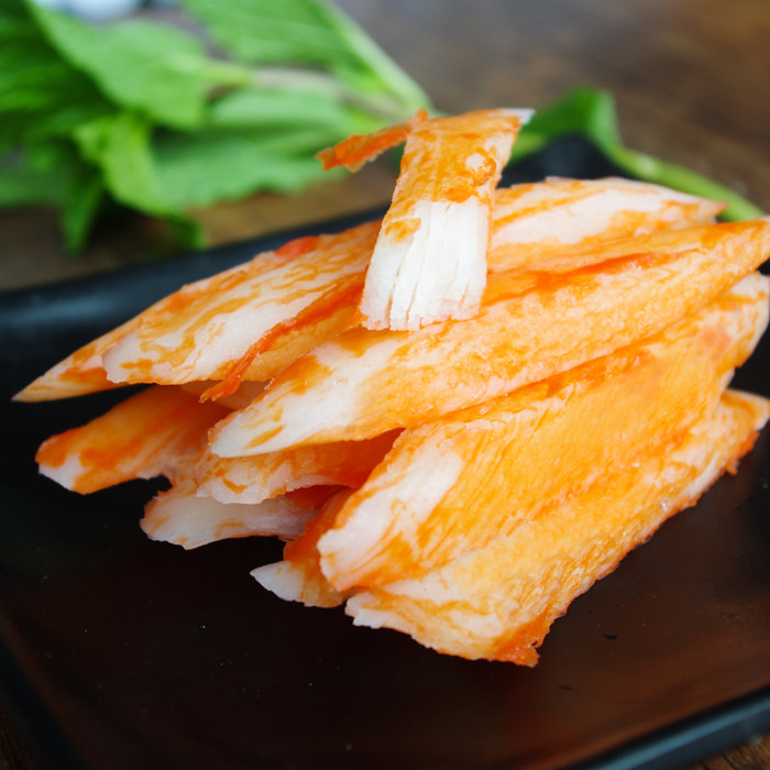 纪文蟹柳1包250g 即食刺身料理火锅 蟹香鱼柳 泰国进口 哈鲜食铺