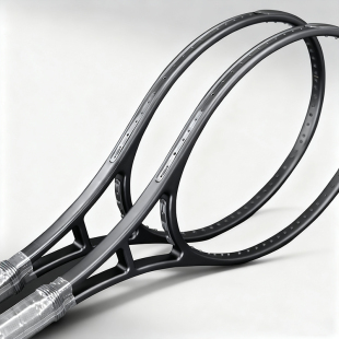 新款幻影专业网球拍100拍面300克成人男女全碳素网拍单梁小黑拍