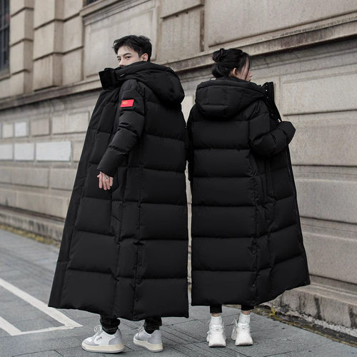 极寒大码羽绒服加厚可脱卸帽冬季