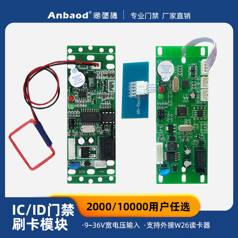 厂家直销嵌入式刷卡板门禁控制器