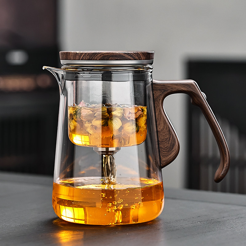 世器新款泡茶壶茶水分离冲茶器耐热磁吸飘逸杯过滤茶具懒人泡茶器