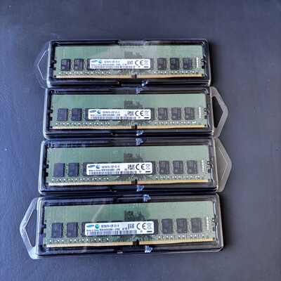 三星 16G 32G 64G DDR4 ECC REG PC4 2133 2400 2666服务器内存条