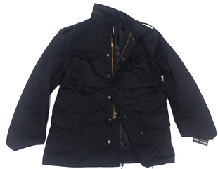 出口原单经典 外套摄影风衣防风黑色 M65户外风衣夹克男士