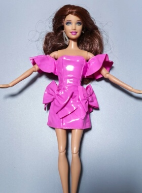 30cm娃衣正版娃娃衣服时尚职业套装运动休闲服装6分洋娃娃公主裙